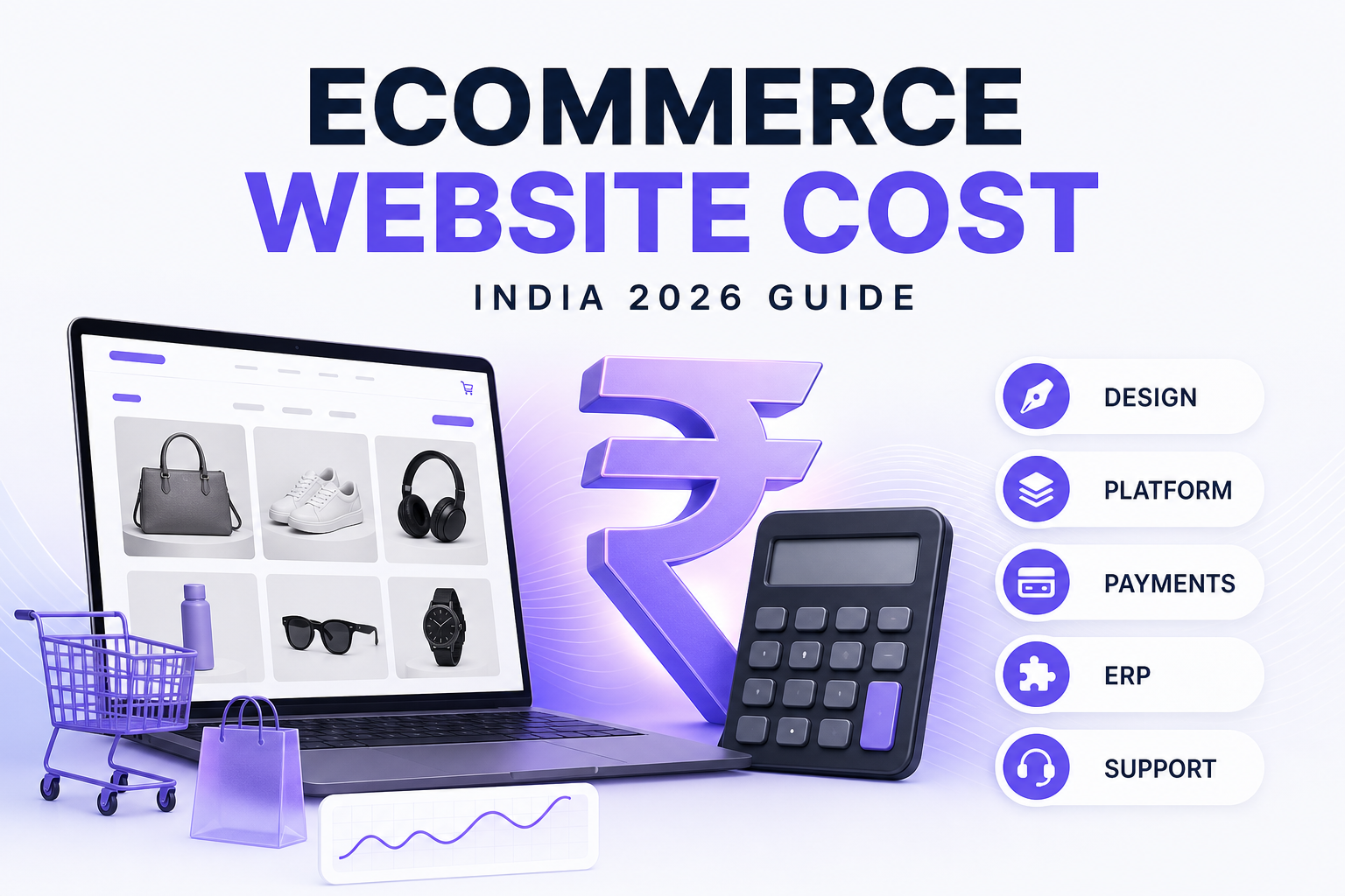 Ecommerce website development cost in India 2026 pricing guide