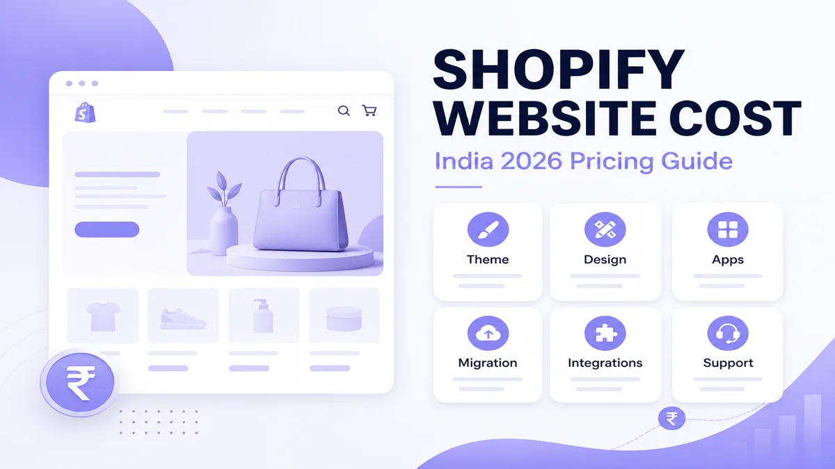 Shopify website development cost in India pricing guide